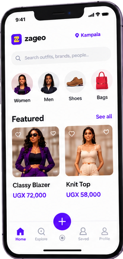 Zageo home screen